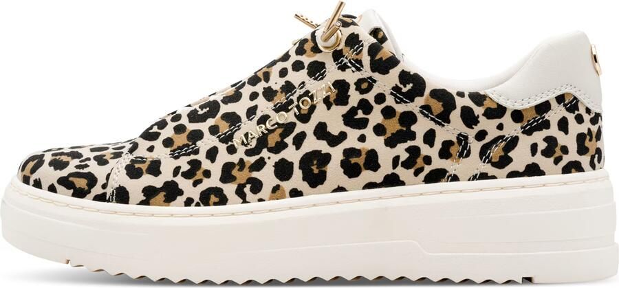 MARCO TOZZI Sneakers laag cappuccino donkerbruin zwart - Foto 3
