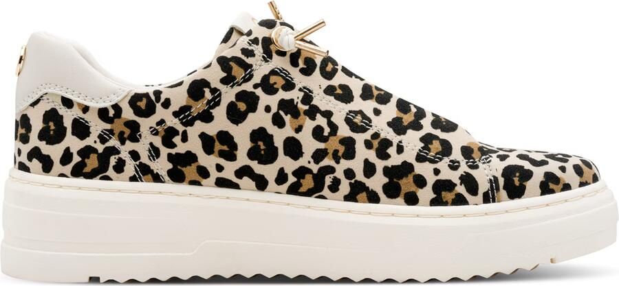 MARCO TOZZI Sneakers laag cappuccino donkerbruin zwart - Foto 4