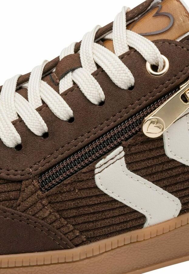 MARCO TOZZI Sneakers laag donkerbruin offwhite - Foto 8