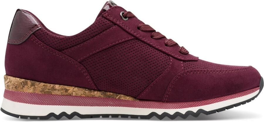 Marco Tozzi Sneakers met sleehak vrijetijdsschoen lage schoen veterschoen met buitenrits - Foto 8