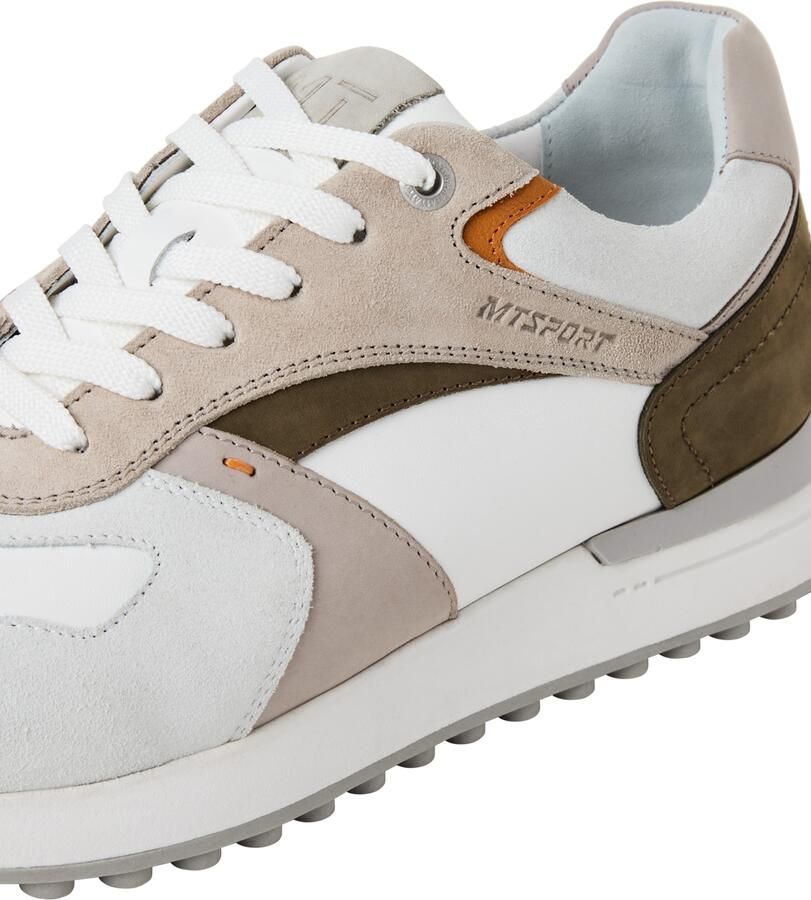 MARCO TOZZI Sneakers laag lichtbruin lichtgrijs olijfgroen wit - Foto 7