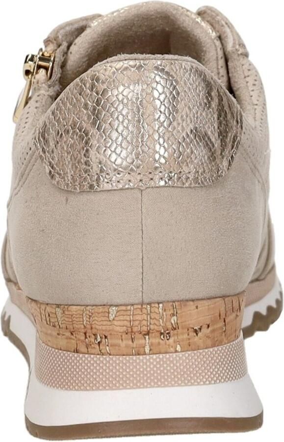 Marco Tozzi Sneakers met sleehak vrijetijdsschoen lage schoen veterschoen in vegan uitvoering - Foto 5