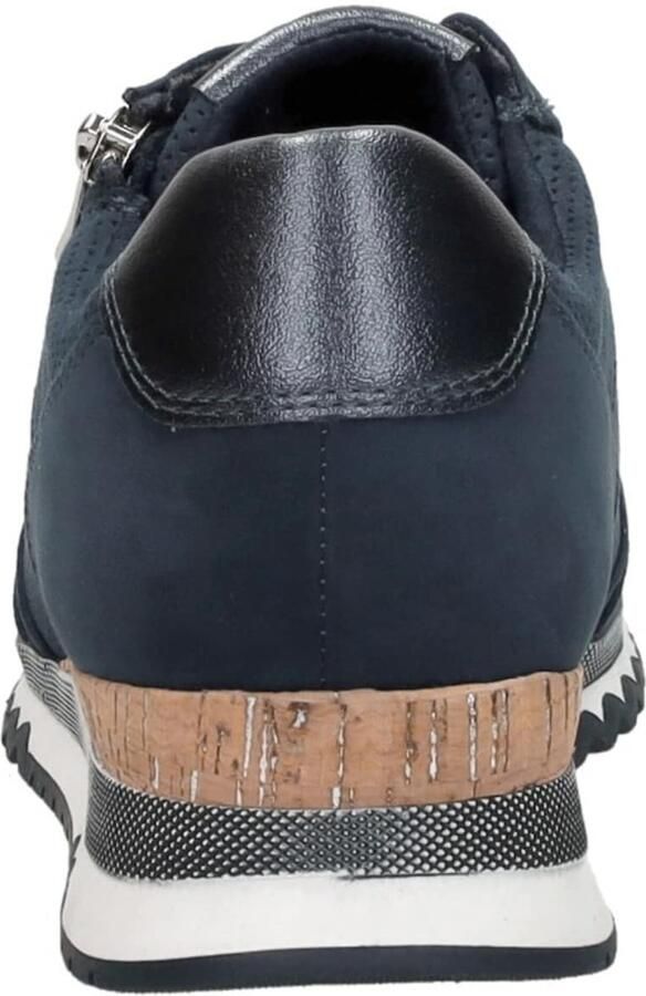 Marco Tozzi Sneakers met sleehak vrijetijdsschoen lage schoen veterschoen in vegan uitvoering - Foto 5