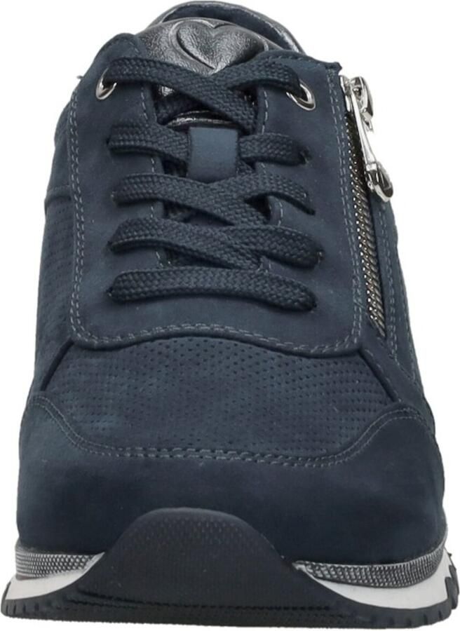 Marco Tozzi Sneakers met sleehak vrijetijdsschoen lage schoen veterschoen in vegan uitvoering - Foto 4