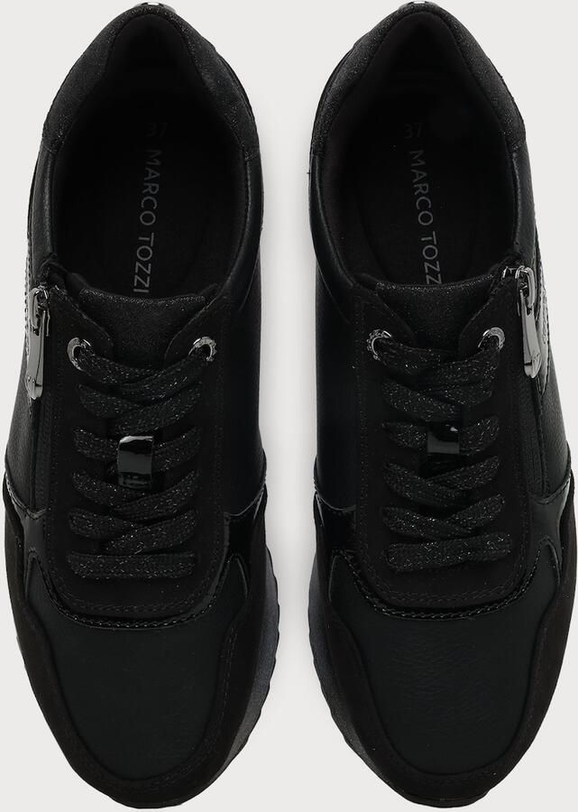 MARCO TOZZI Sneakers laag zwart zilver - Foto 2