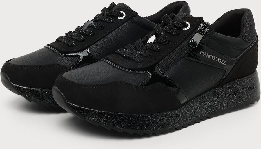 MARCO TOZZI Sneakers laag zwart zilver - Foto 4