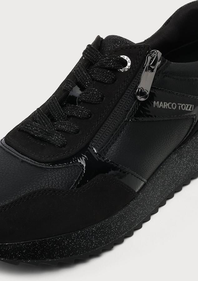 MARCO TOZZI Sneakers laag zwart zilver - Foto 3