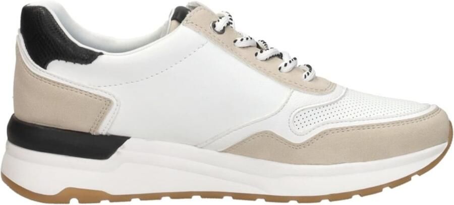 MARCO TOZZI Sportieve veterschoen 'Sneakers Laag' beige