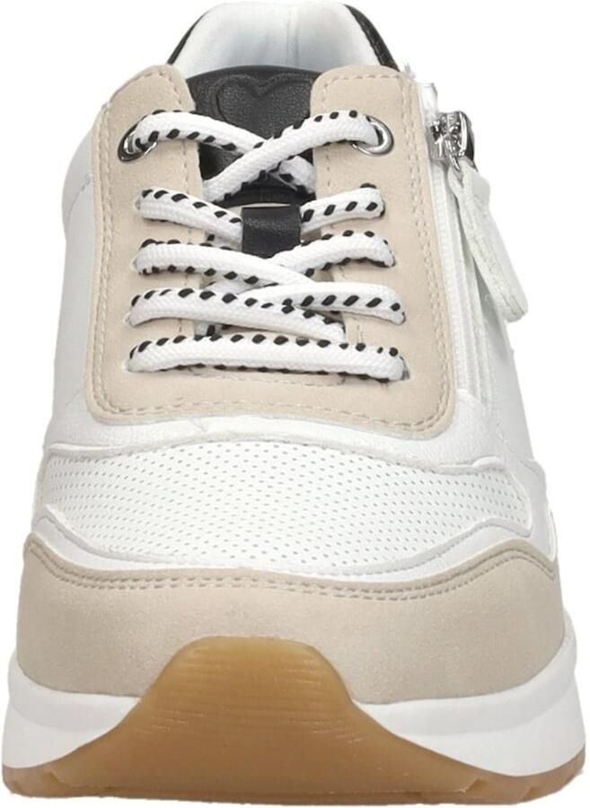 MARCO TOZZI Sportieve veterschoen 'Sneakers Laag' beige - Foto 3