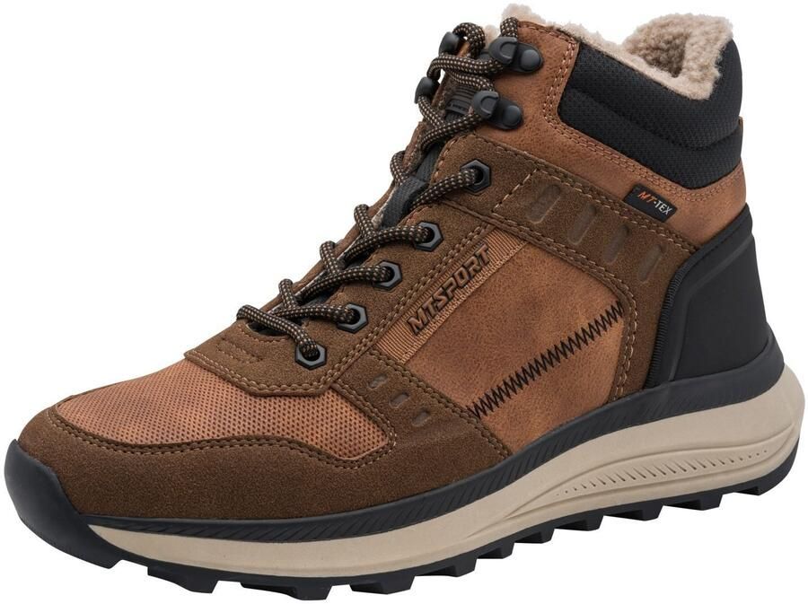 MARCO TOZZI Veterboots bruin karamel zwart