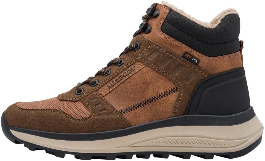 MARCO TOZZI Veterboots bruin karamel zwart - Foto 3
