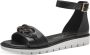 Marco Tozzi MT Vegan Soft Lining + Feel Me insole Dames Sandalen BLACK - Thumbnail 2