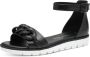 Marco Tozzi MT Soft Lining Dames Slippers en Sandalen BLACK - Thumbnail 2