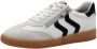 Marco Tozzi Plateausneakers vrijetijdsschoen lage schoen veterschoen met contrast bies - Thumbnail 3
