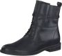 Marco Tozzi MT Feel and Leather Dames Lace Boot Flat BLACK - Thumbnail 2