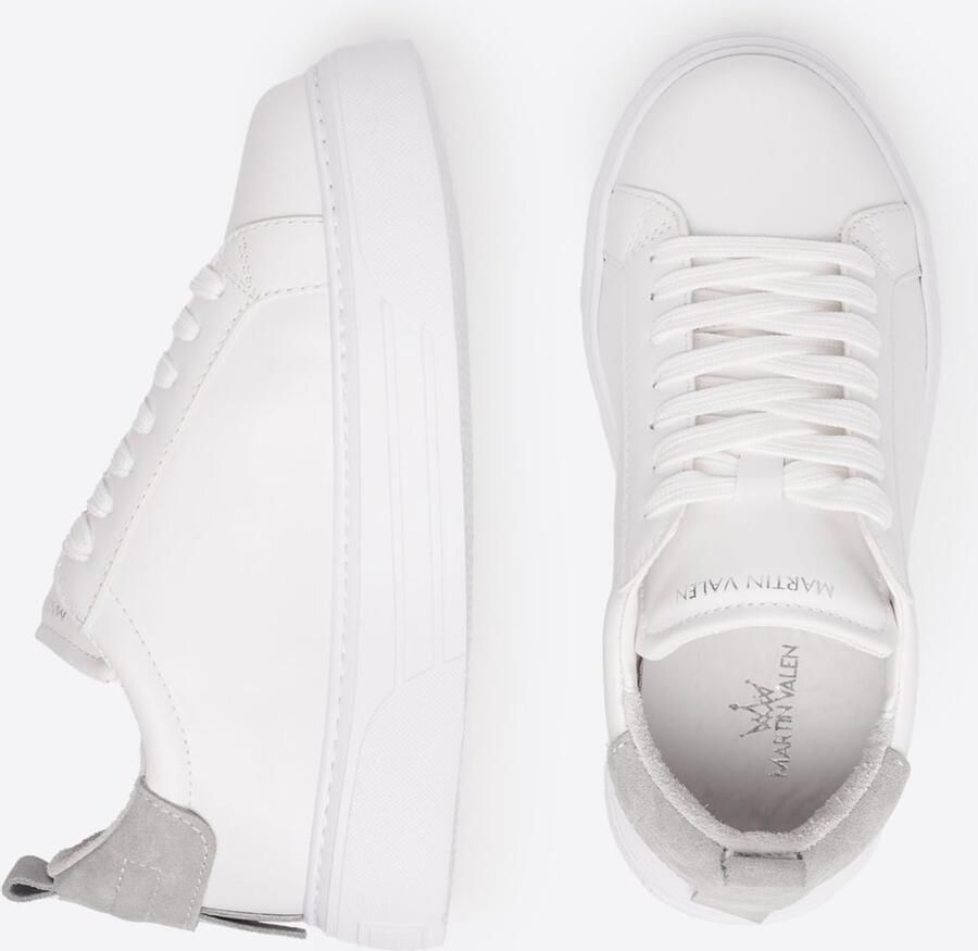 MARTIN VALEN Sneakers laag grijs wit