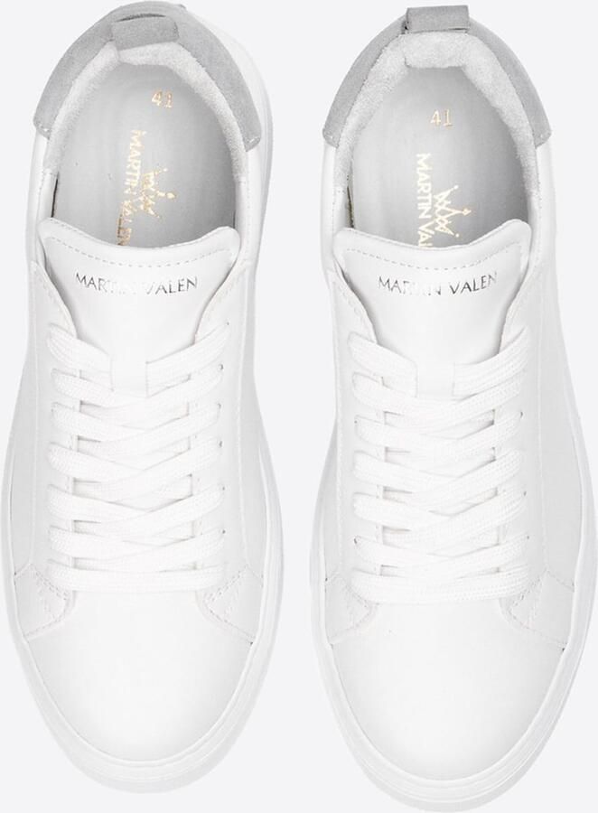 MARTIN VALEN Sneakers laag grijs wit - Foto 2