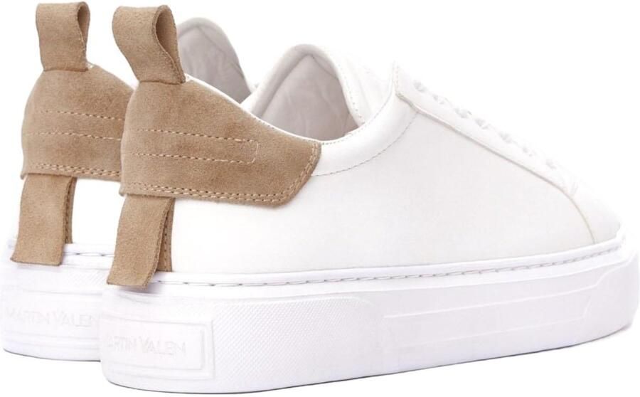 MARTIN VALEN Sneakers laag lichtbeige wit - Foto 4
