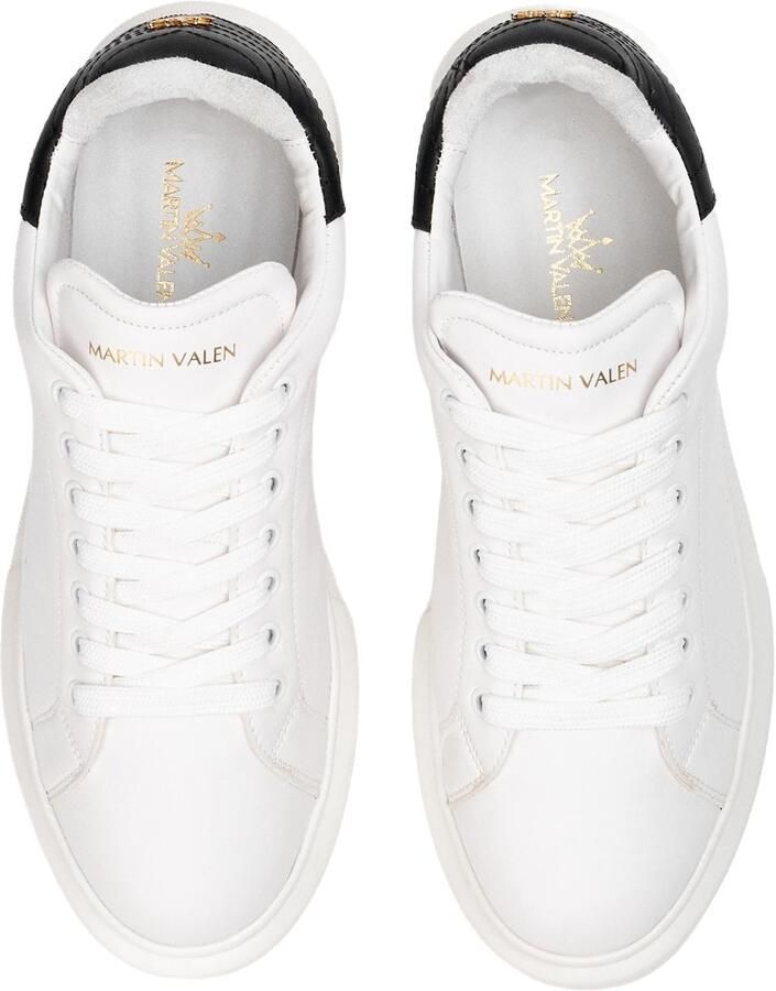 MARTIN VALEN Sneakers laag zwart wit - Foto 2