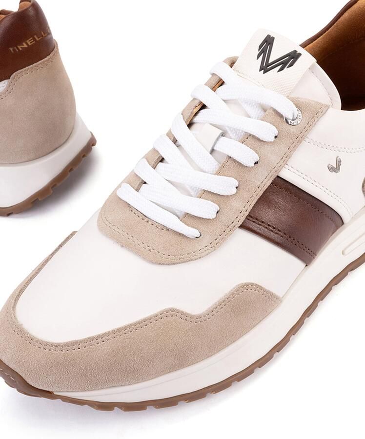 Martinelli Sneakers laag 'HANBURY' lichtbruin donkerbruin wit - Foto 3