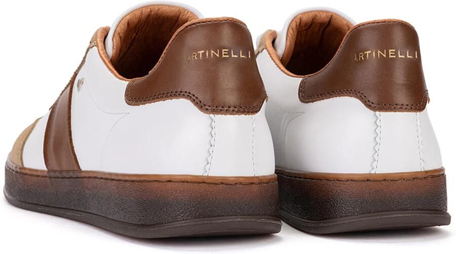 Martinelli Sneakers laag 'SEAFORD' cognac lichtbruin wit - Foto 4
