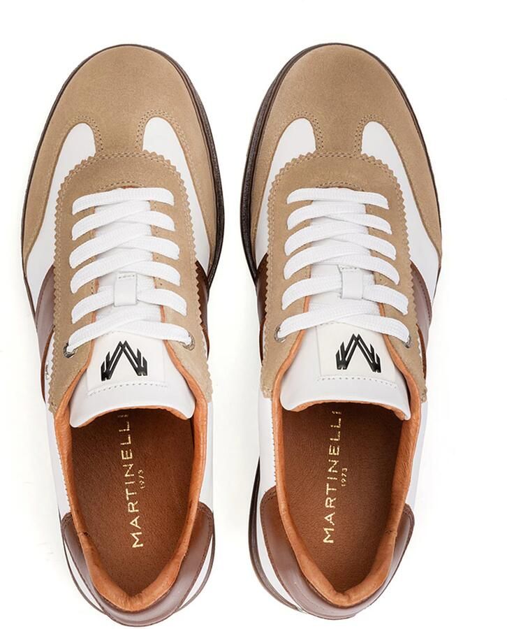 Martinelli Sneakers laag 'SEAFORD' cognac lichtbruin wit - Foto 3