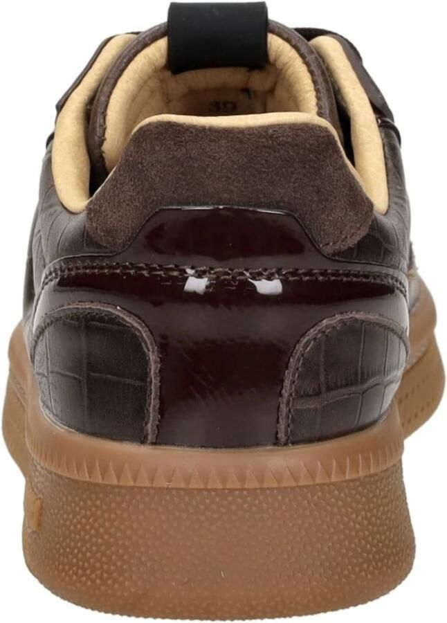 Maruti Yale Leather Croco Brown D66 Sneakesr Bruin Leer Crocoprint Dames Bruin - Foto 6