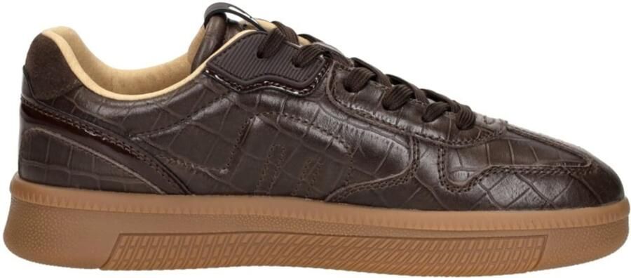 Maruti Yale Leather Croco Brown D66 Sneakesr Bruin Leer Crocoprint Dames Bruin - Foto 9