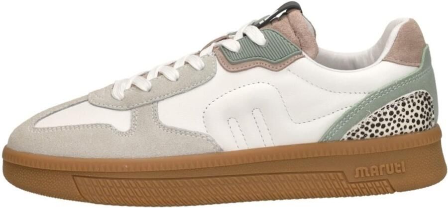 Maruti Yale Suede sneakers groen Wit Leer Lage sneakers - Foto 9