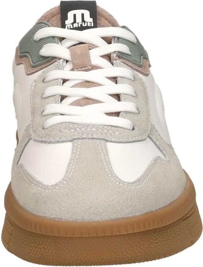Maruti Yale Suede sneakers groen Wit Leer Lage sneakers - Foto 4