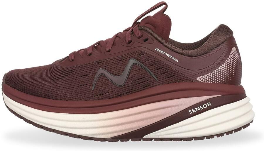 MBT Slip-on ' M-3000-2 LACE UP ' bordeaux - Foto 4