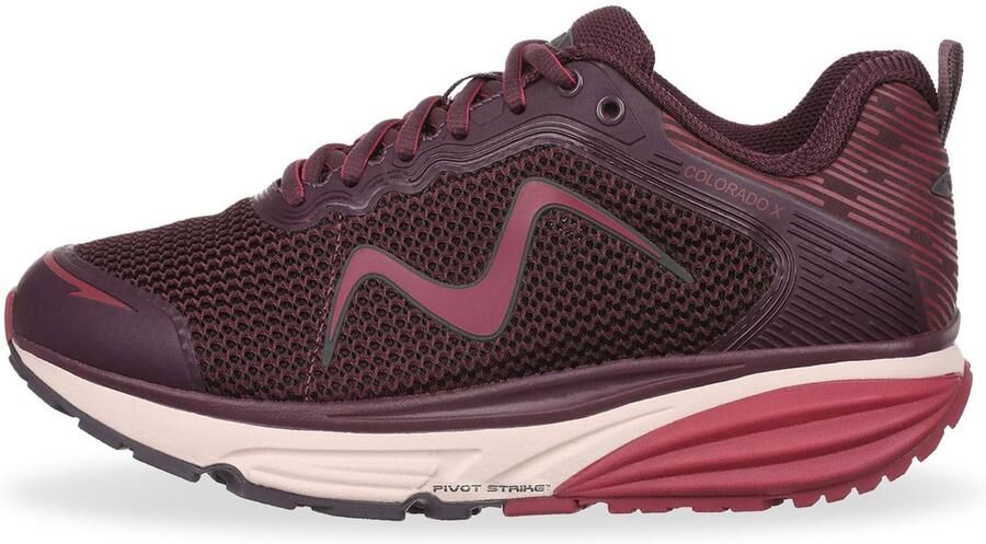 MBT Sneakers laag ' COLORADO X ' bordeaux - Foto 4