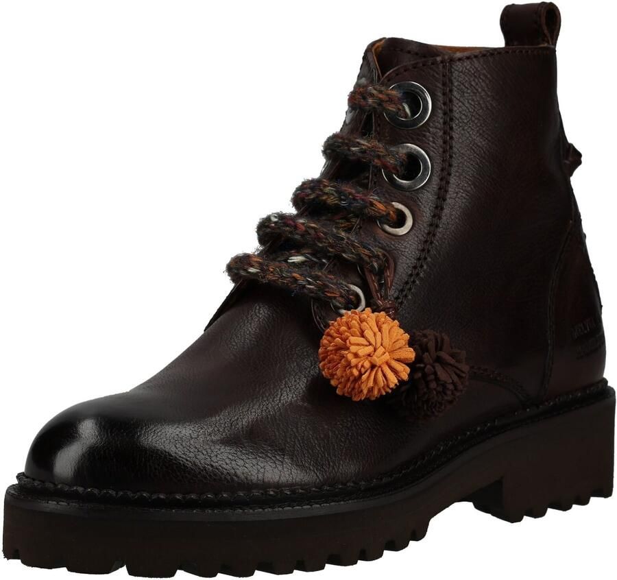 MELVIN & HAMILTON Veterlaarsjes bruin oranje