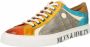 Melvin & Hamilton Veterschoenen Harvey 9 plantaardig gelooid met krokoprint vrijetijdsschoen halfhoge schoen veterschoen - Thumbnail 4