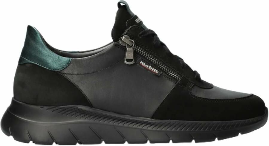 MEPHISTO Sneakers laag petrol zwart