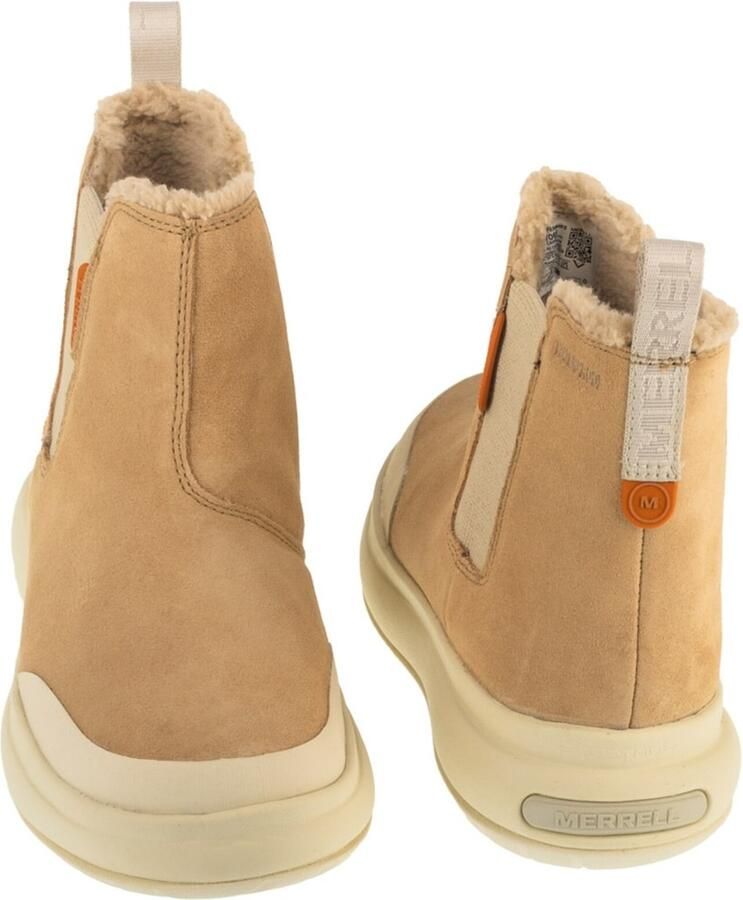 Merrell Marquette Thermo Pull On WP Vrouwen Beige Laarzen - Foto 3