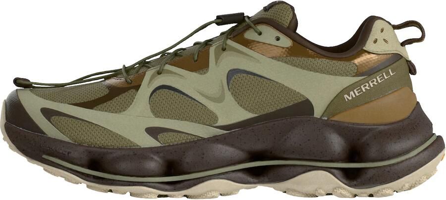 MERRELL Sneakers laag 'SPEEDARC MATIS' chocoladebruin pueblo kaki pastelgroen