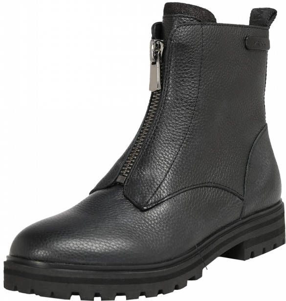 Mexx Flame leren bikerboots zwart - Schoenen.nl