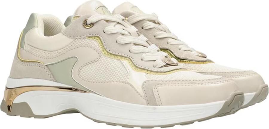 MEXX Sneakers laag 'Portia Liebe' cappuccino goud mintgroen - Foto 7
