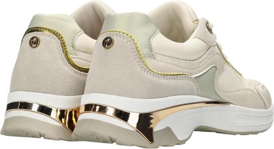 MEXX Sneakers laag 'Portia Liebe' cappuccino goud mintgroen - Foto 6