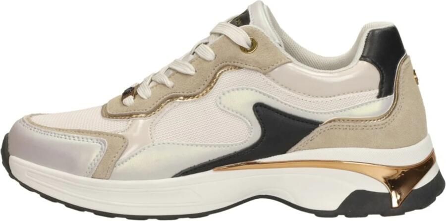 MEXX Sneakers laag 'Portia Liebe' cappuccino goud mintgroen - Foto 3