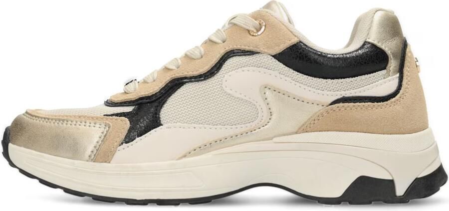 MEXX Sneakers laag 'PORTIA LOVE' camel lichtbeige goud zwart - Foto 2