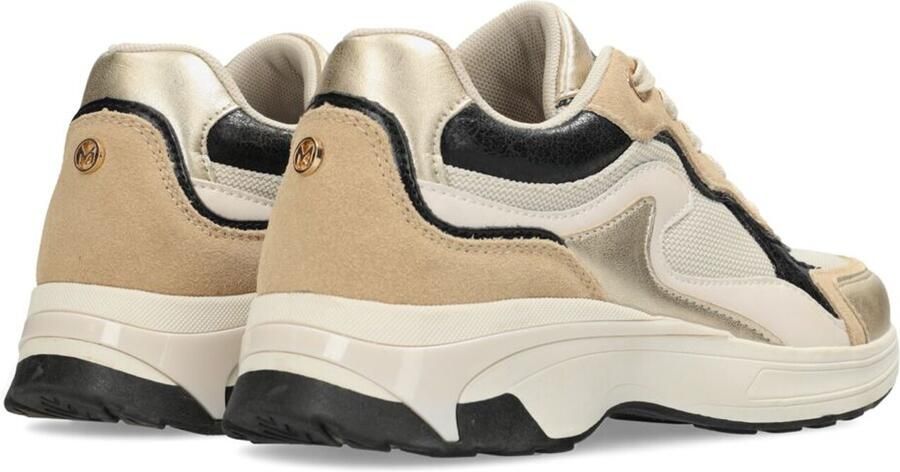 MEXX Sneakers laag 'PORTIA LOVE' camel lichtbeige goud zwart - Foto 4