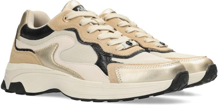 MEXX Sneakers laag 'PORTIA LOVE' camel lichtbeige goud zwart - Foto 5