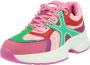 Mexx Lage sneakers Loyce Paars Leer Multicolor Dames - Thumbnail 4