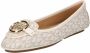 MICHAEL Kors Ballerina's van leer met logomotief model 'LILLIE' - Thumbnail 3