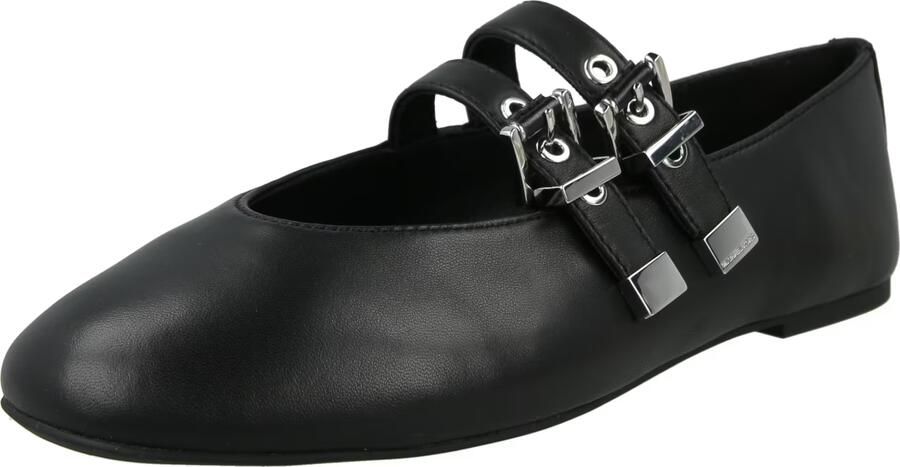 MICHAEL Kors Ballerina met riempjes 'ROWEN' zwart
