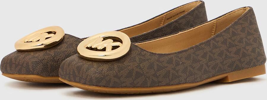 Michael Kors Dames Ballerina Bruin 40F5MLFP1B 200 Milan Flex - Foto 6