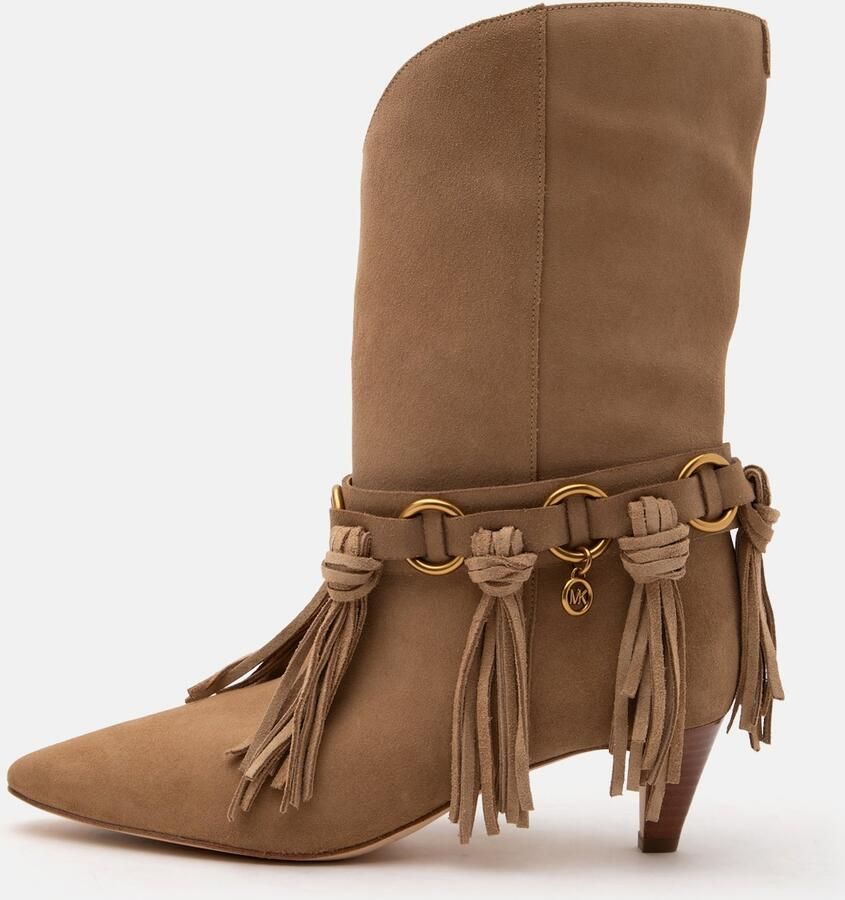Michael Kors DANIELA FRINGE BOOT Lichtbruin - Foto 2