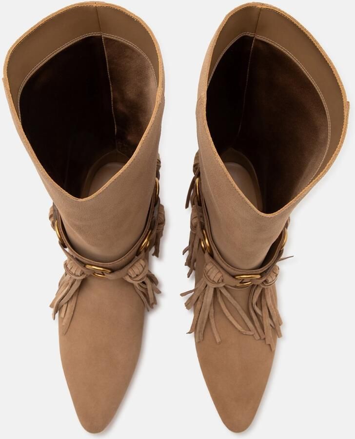 Michael Kors DANIELA FRINGE BOOT Lichtbruin - Foto 5